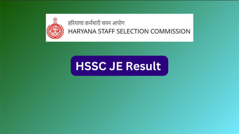 HSSC JE Result