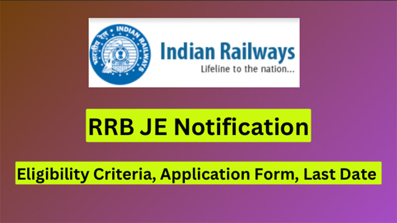 RRB JE Notification