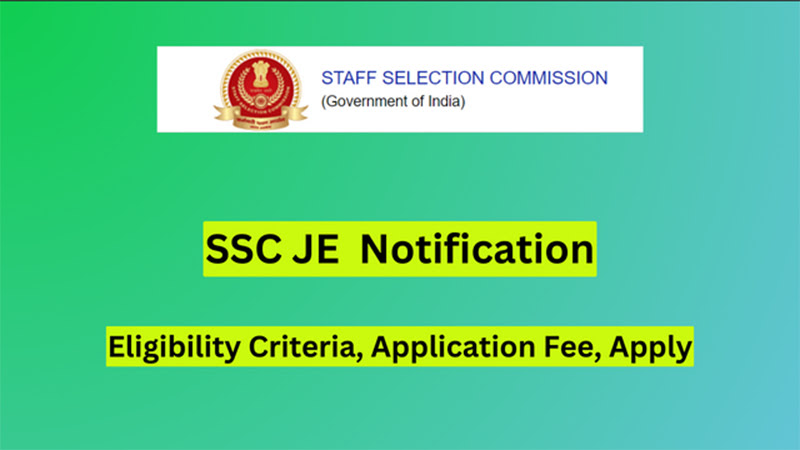 SSC JE Notification