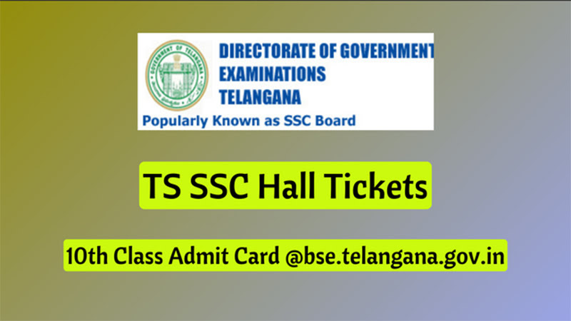 TS SSC Hall Tickets