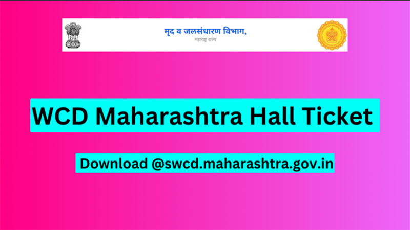 WCD Maharashtra Hall Ticket