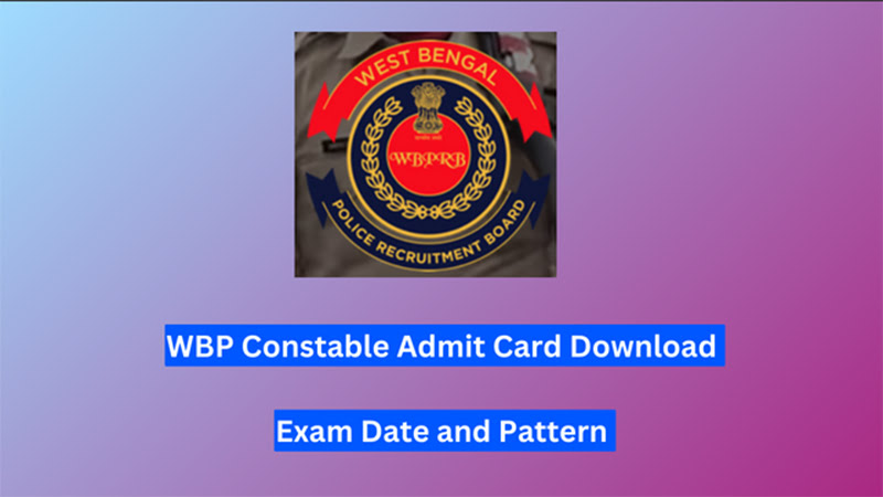 WBP Constable Admit Card