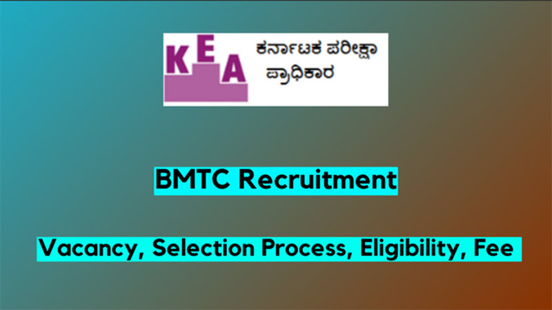 BMTC Recruitment